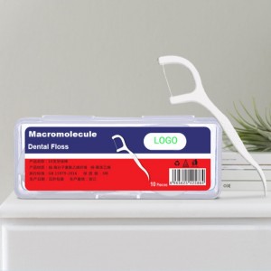 10 ks Přenosný dentální floss pro dospělé domácí použití vysoce kvalitní eco dentálnínit